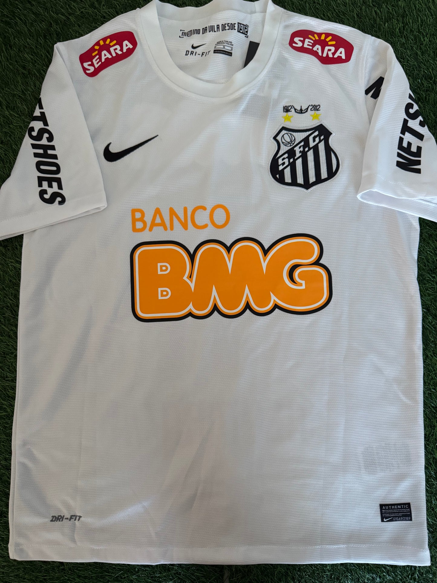 Neymar santos retro jersey
