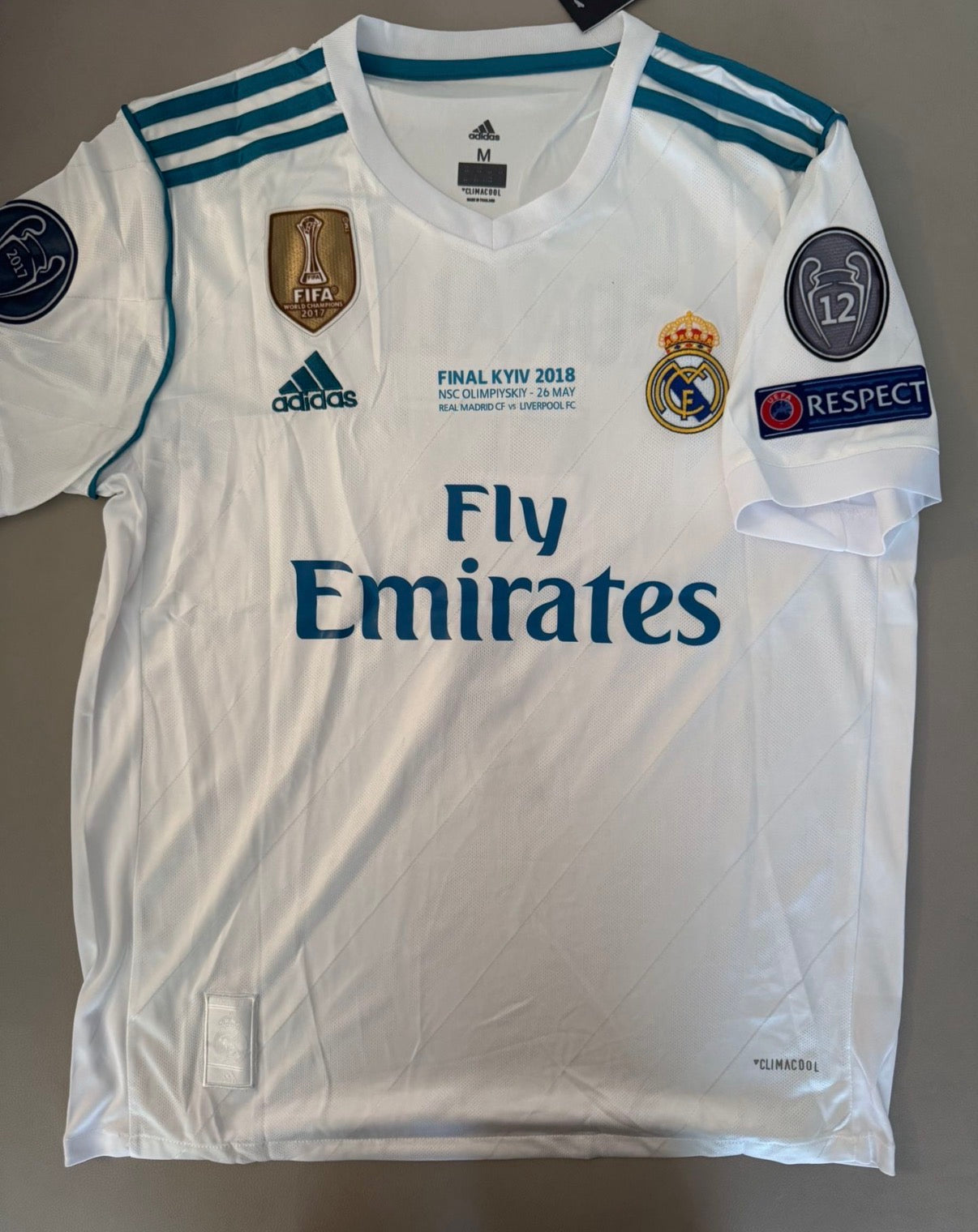 Ronaldo Real Madrid retro jersey brand