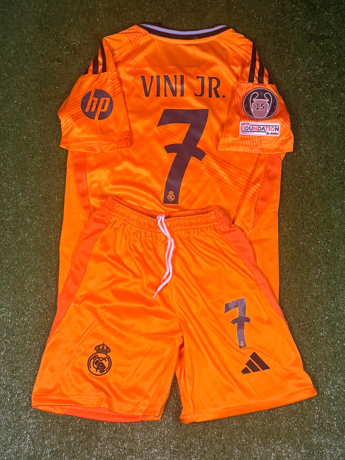 Vini jr Real Madrid jersey kids set