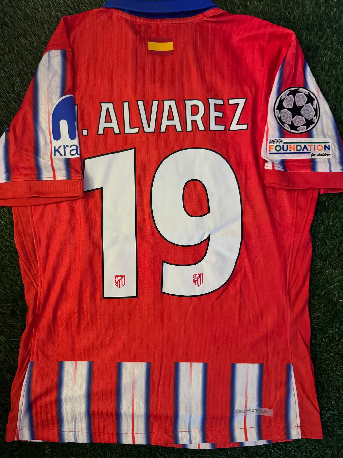 Julian Alvarez atletico Madrid player version Jersey