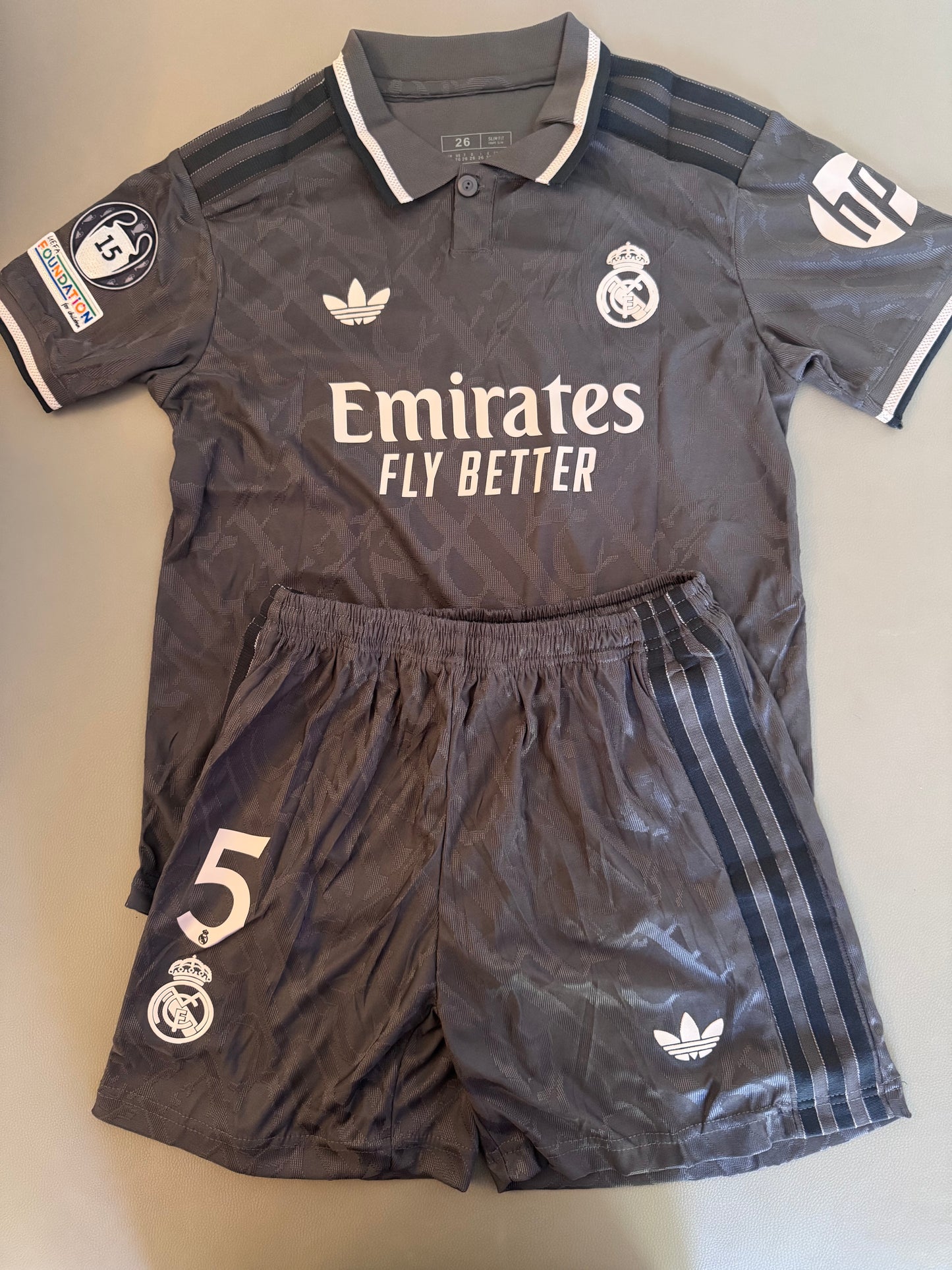 Bellingham Real Madrid jersey kids set
