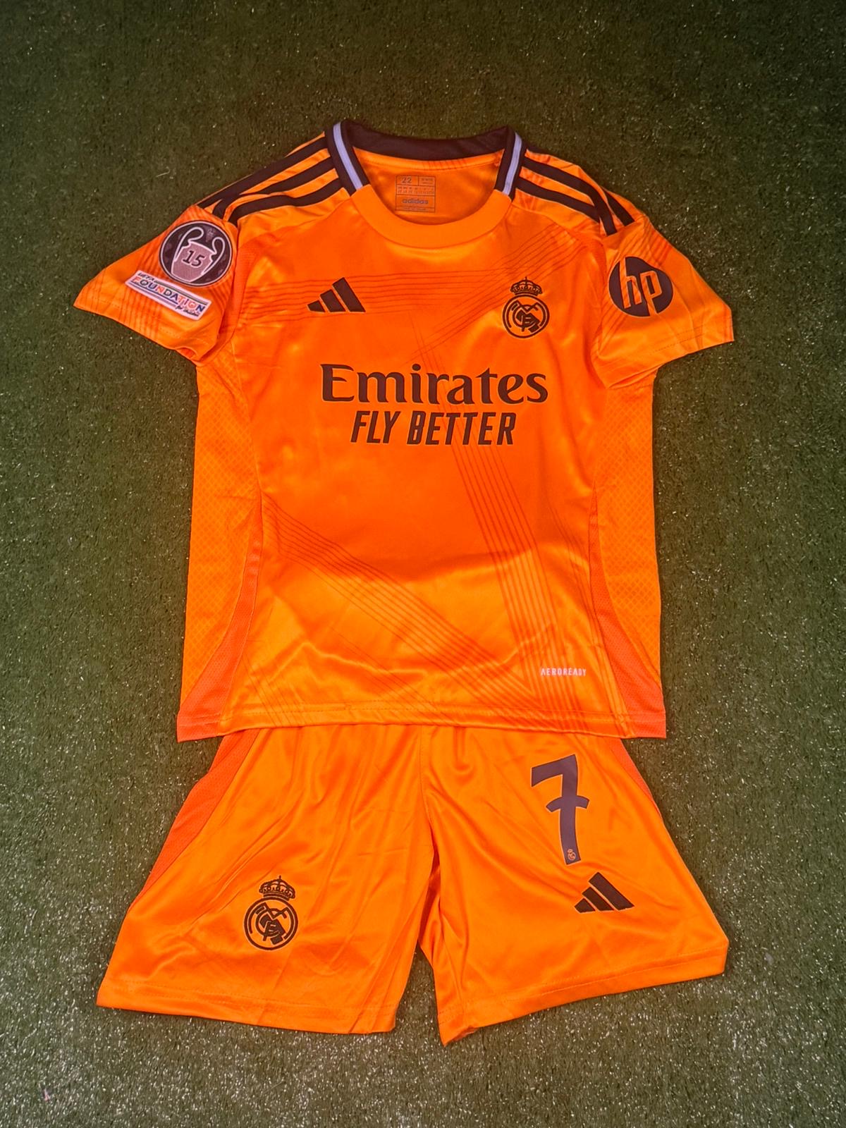 Vini jr Real Madrid jersey kids set