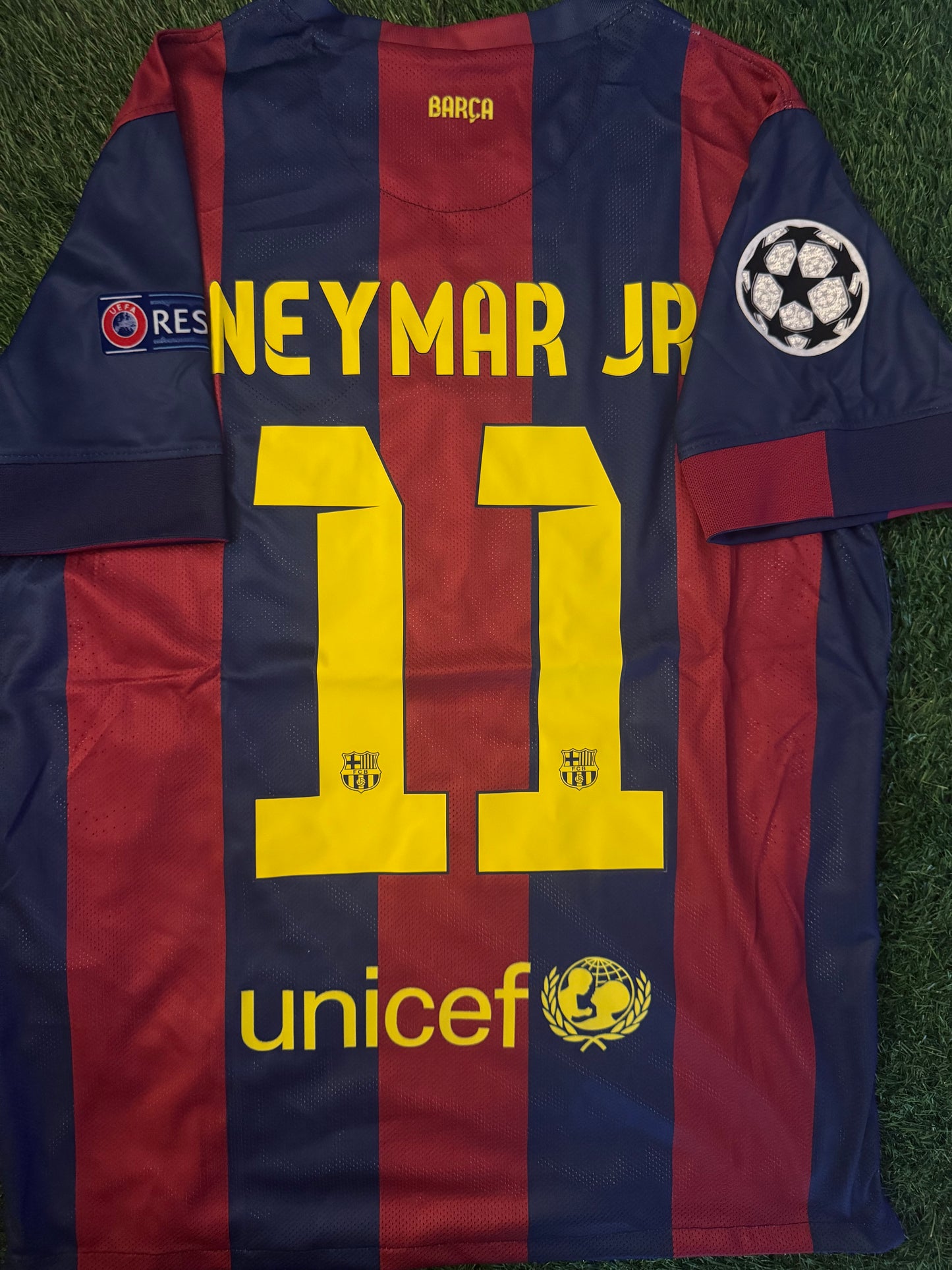 Neymar Barcelona retro jersey