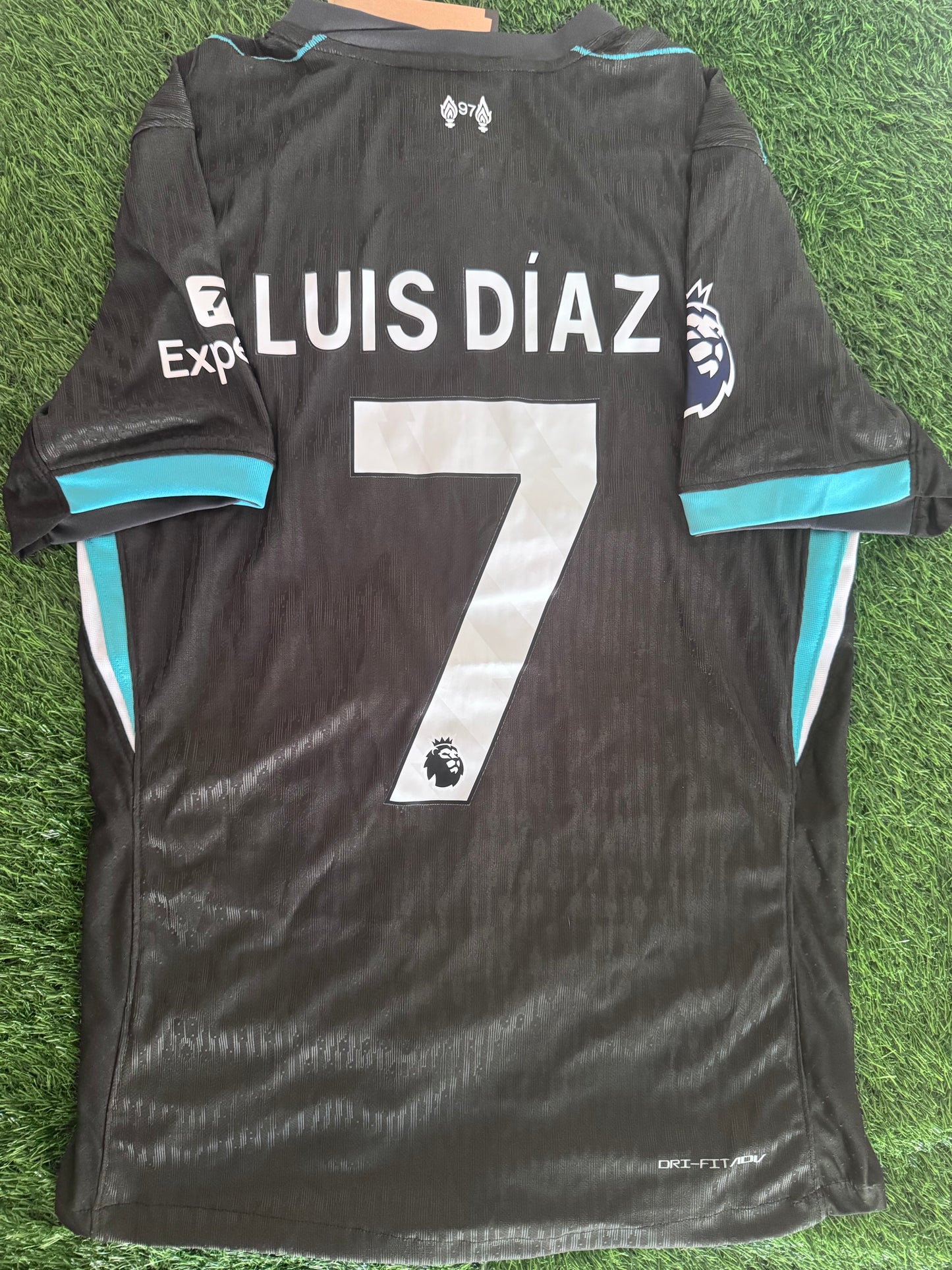 Luis Diaz Liverpool player version jersey