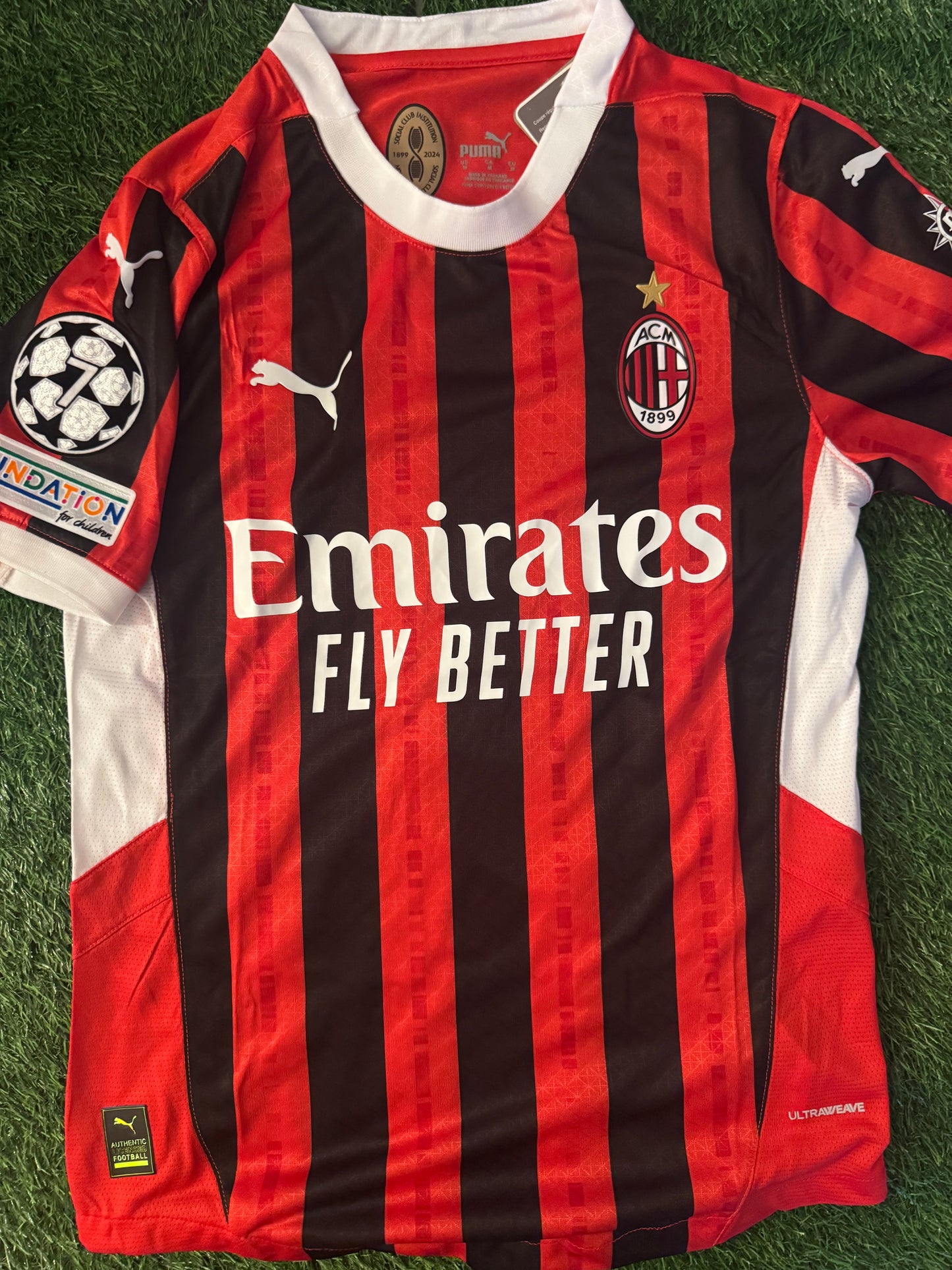 Gimenez AC Milan player version jersey