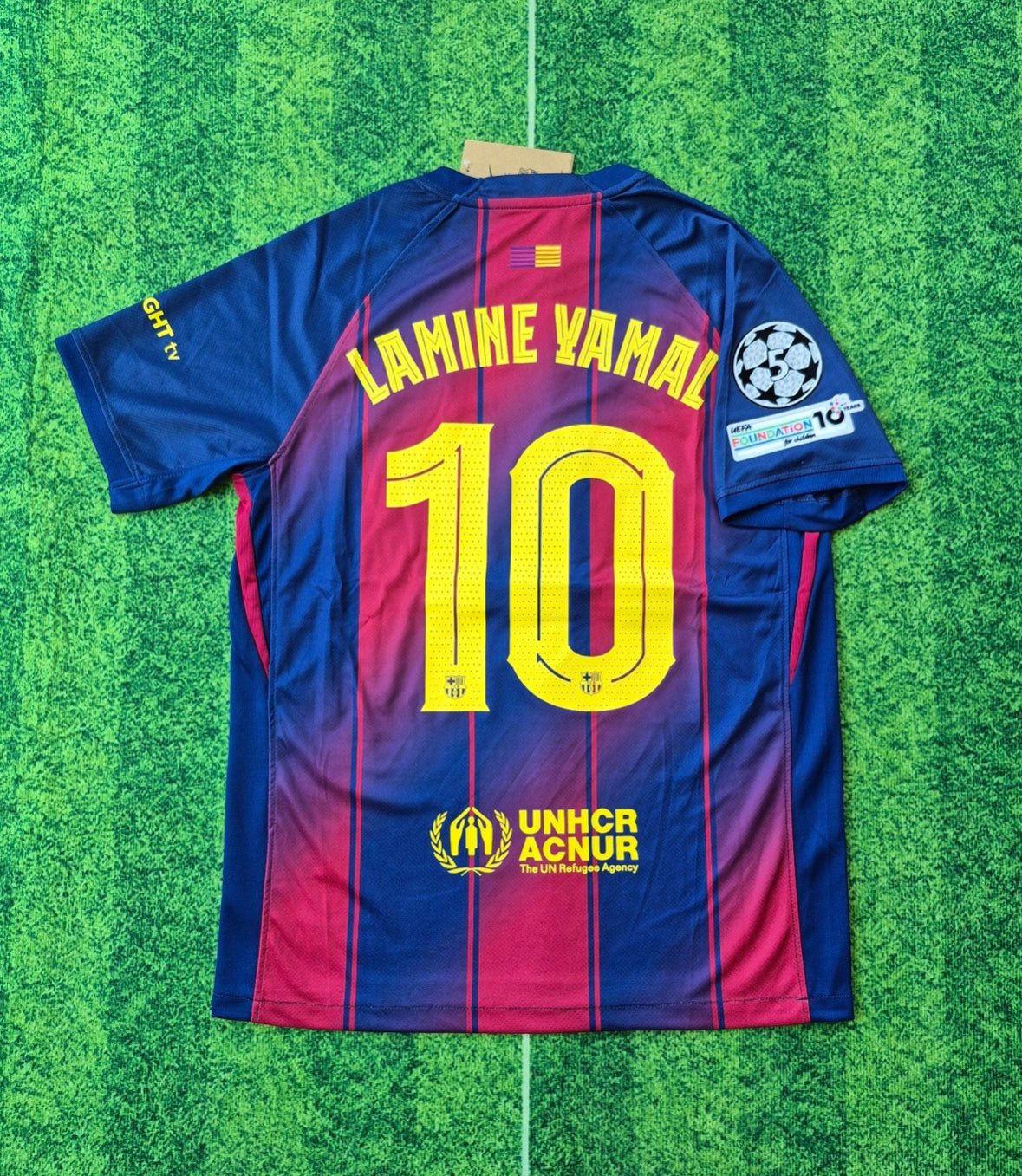 Lamine yamal New Season Barcelona Home Soccer Jersey 2025/2026 Men Adult Fan Version