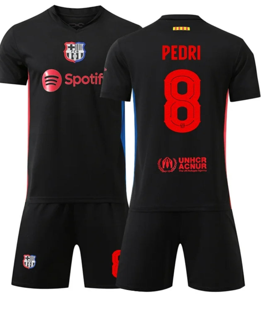 Pedri Barcelona Jersey kids set