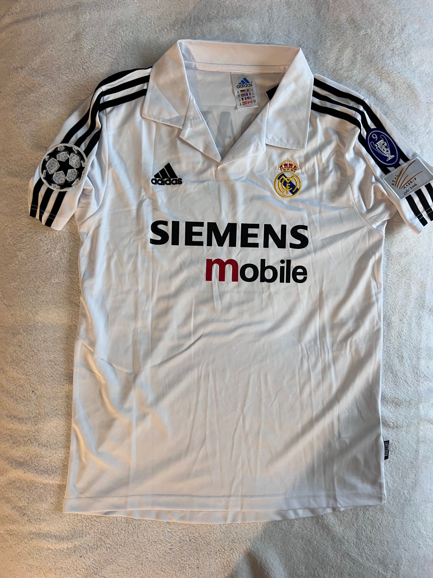 Zidane Real Madrid retro jersey