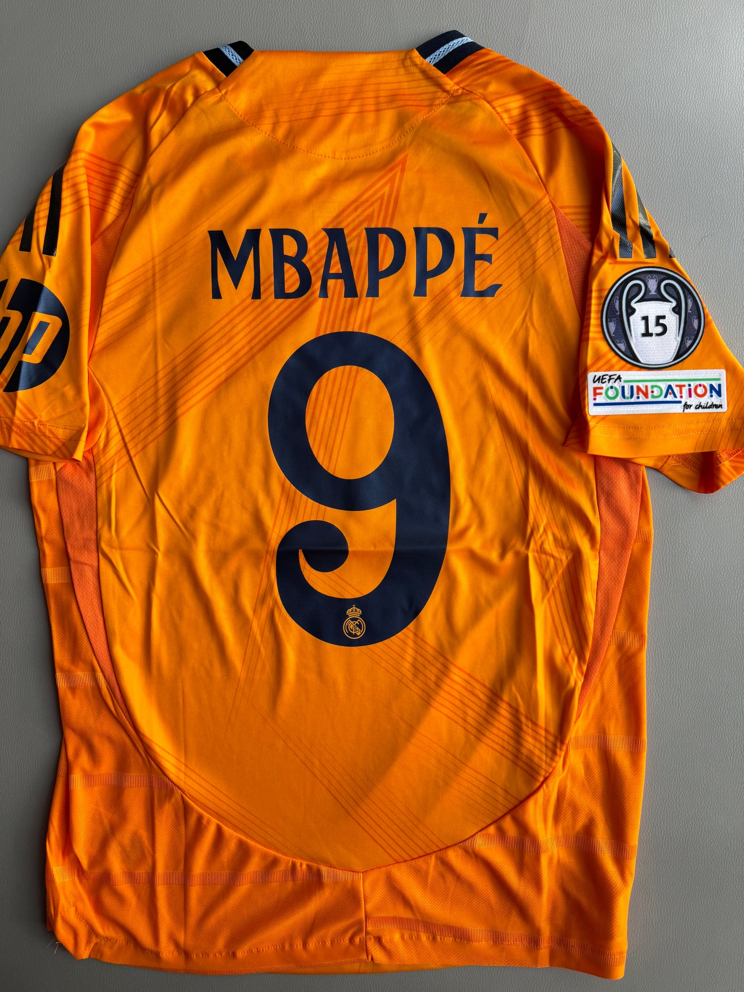 Mbappe Real Madrid Orange Player Soccer jersey 2024-205