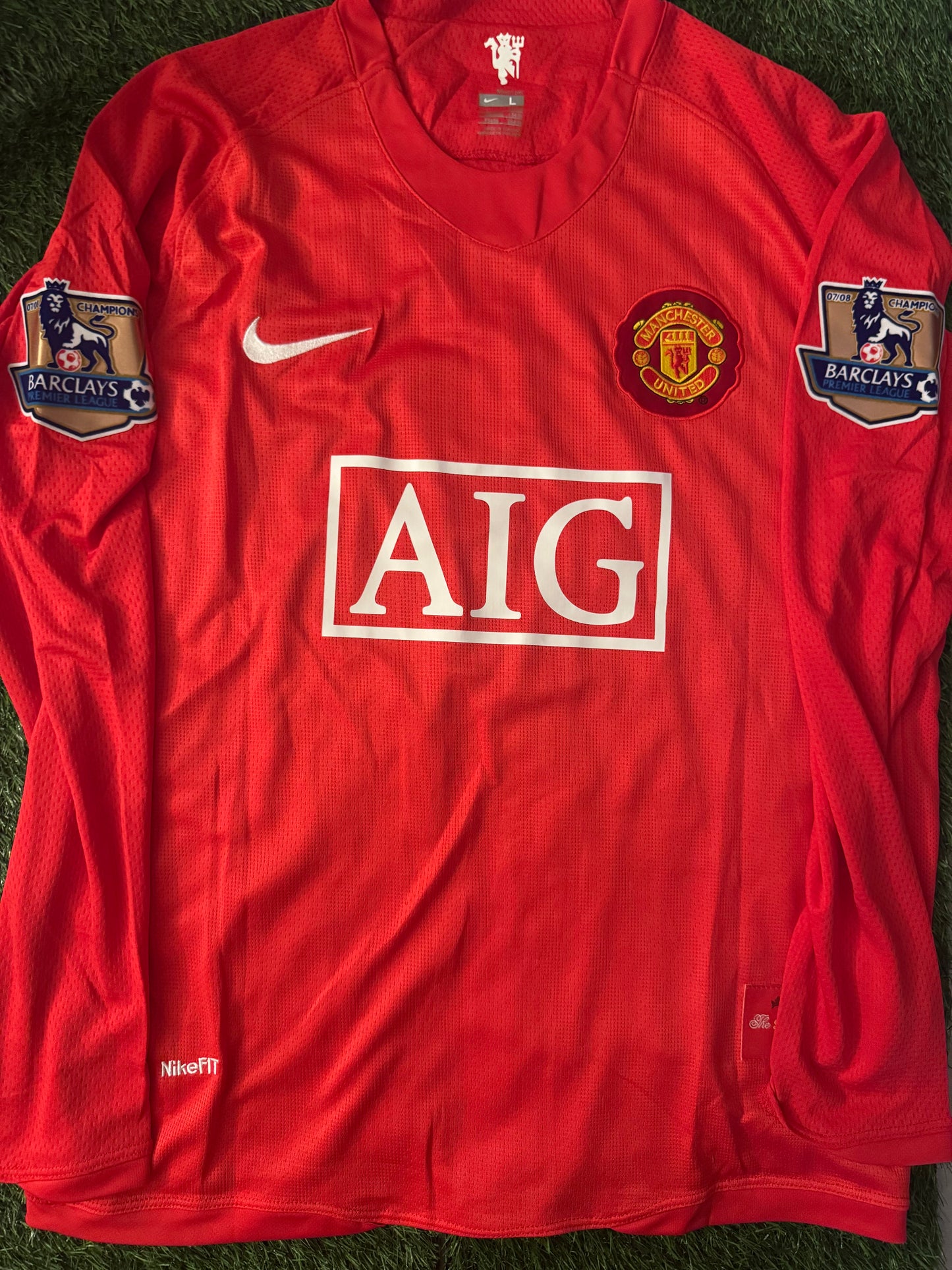 Manchester united ronaldo 2008 soccer jersey retro premier league