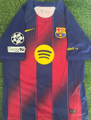 Lamine yamal New Season Barcelona Home Soccer Jersey 2025/2026 Men Adult Fan Version