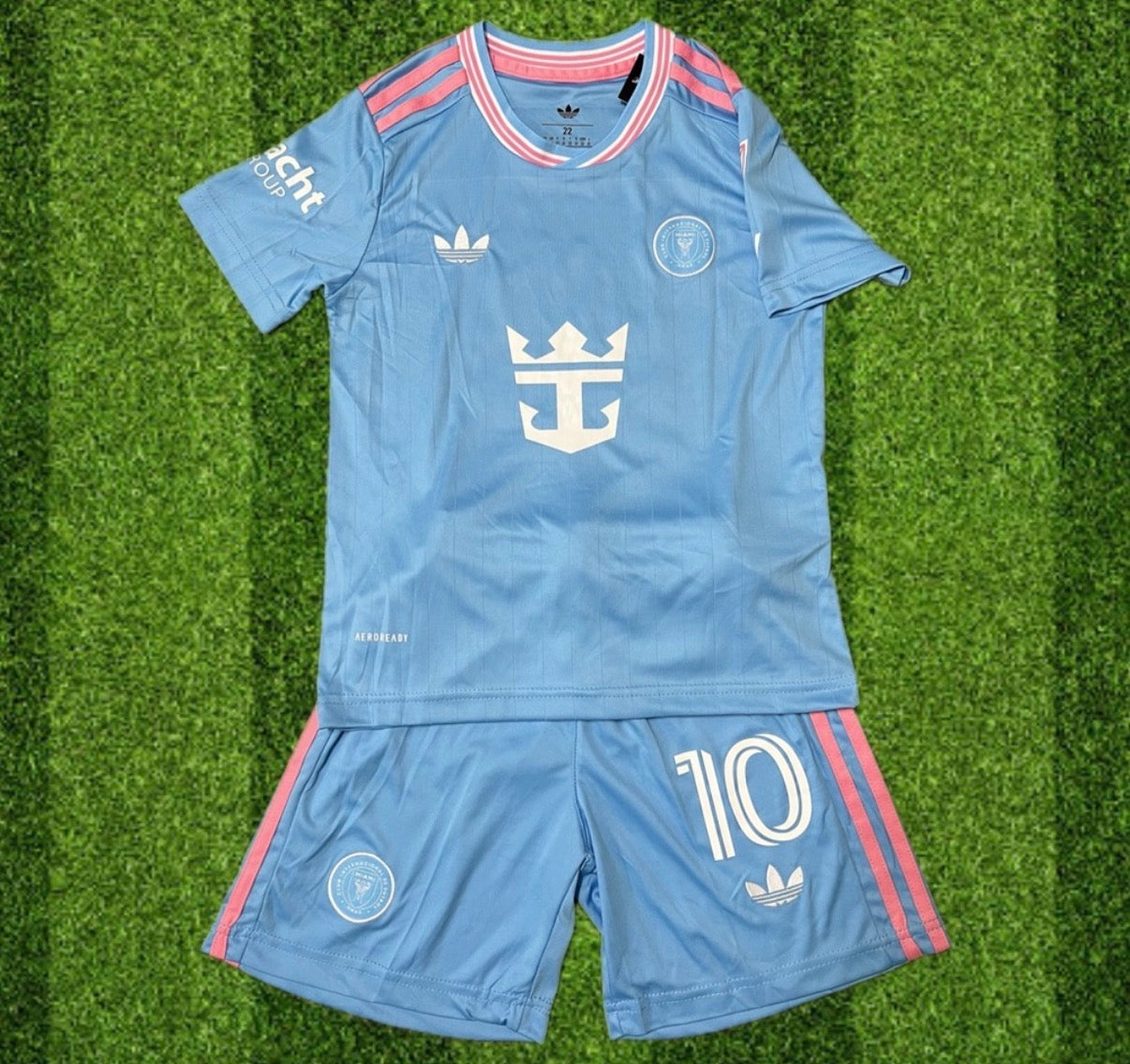 Messi inter Miami jersey kids set