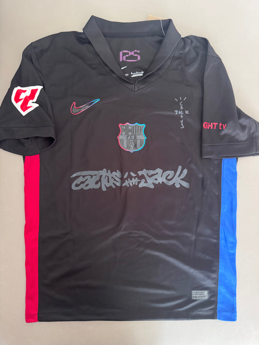 Lamine yamal Barcelona Travis edition jersey