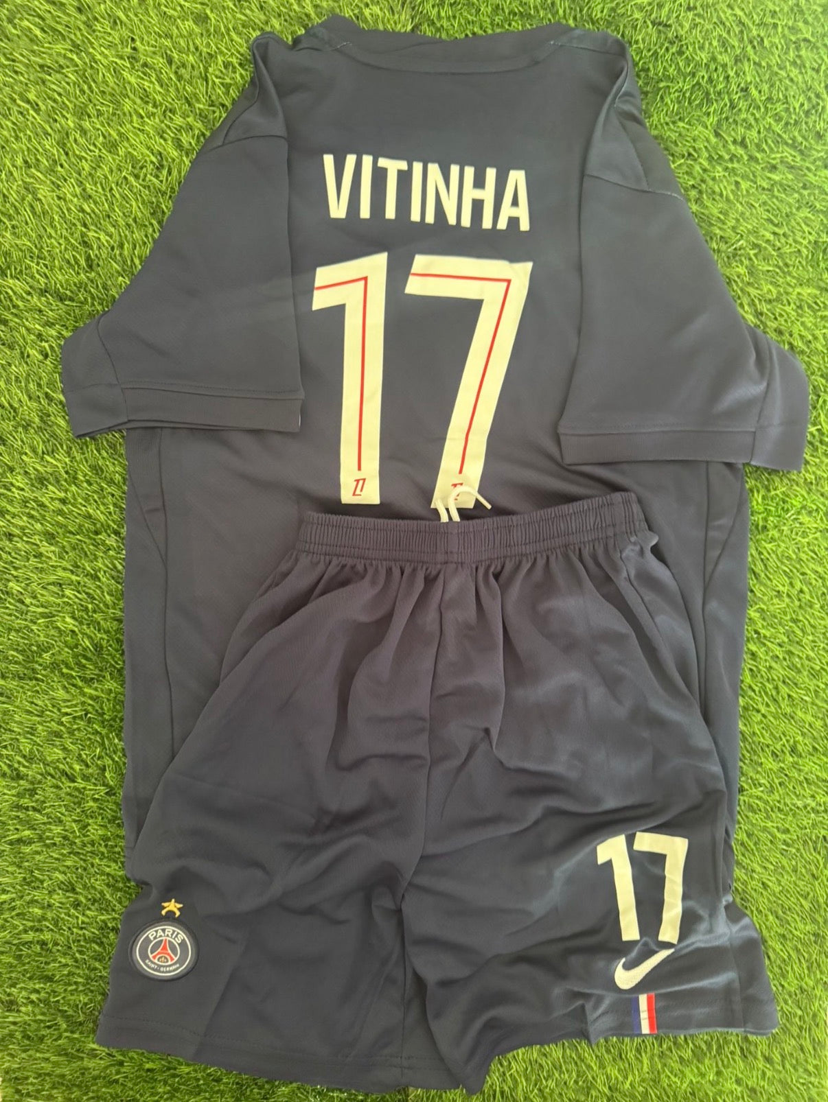 Vitinha psg jersey kids set