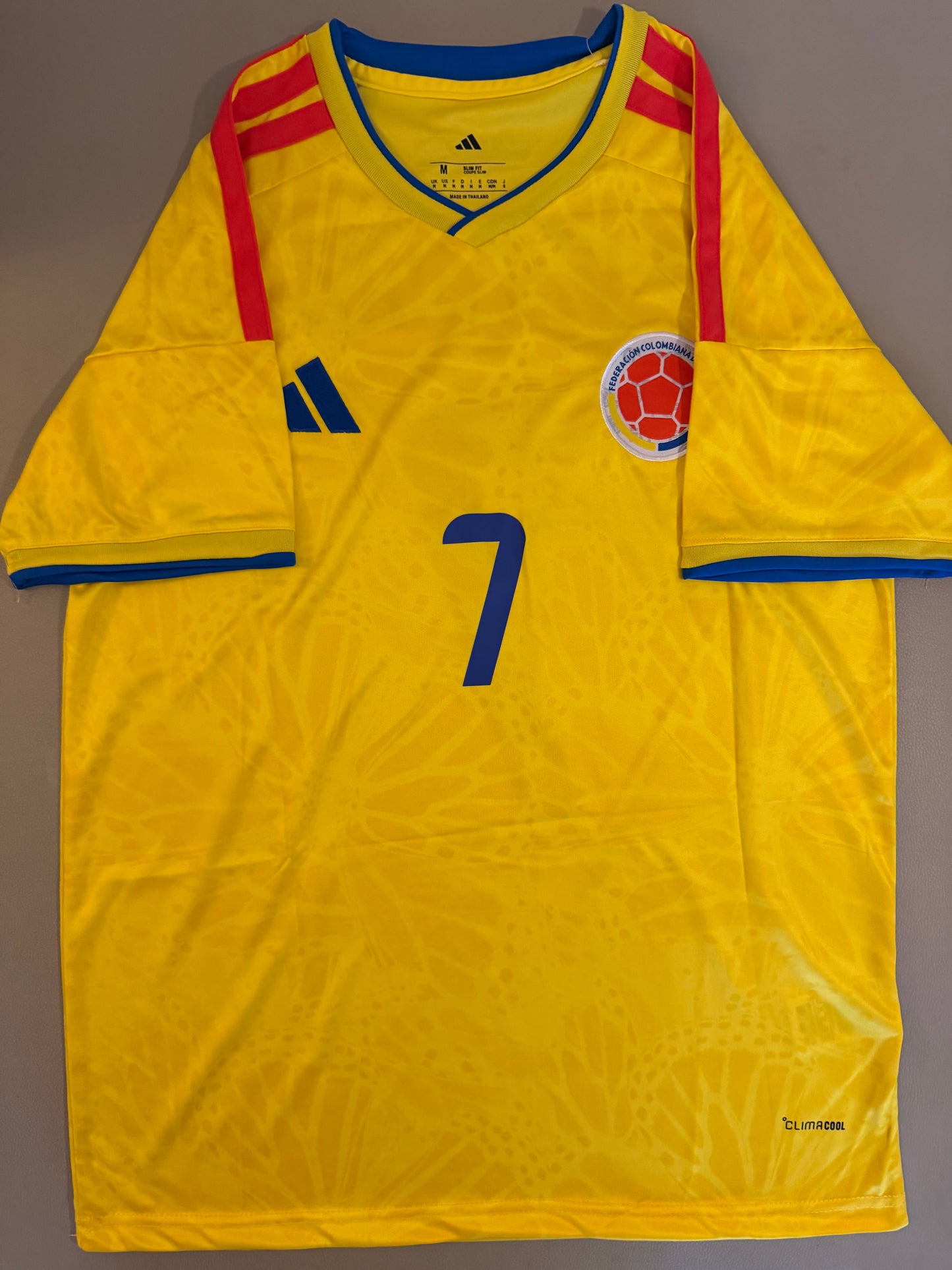 Luis diaz Colombia 2026 World Cup Soccer Jersey fan version