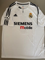 Zidane 2003 real madrid retro soccer jersey
