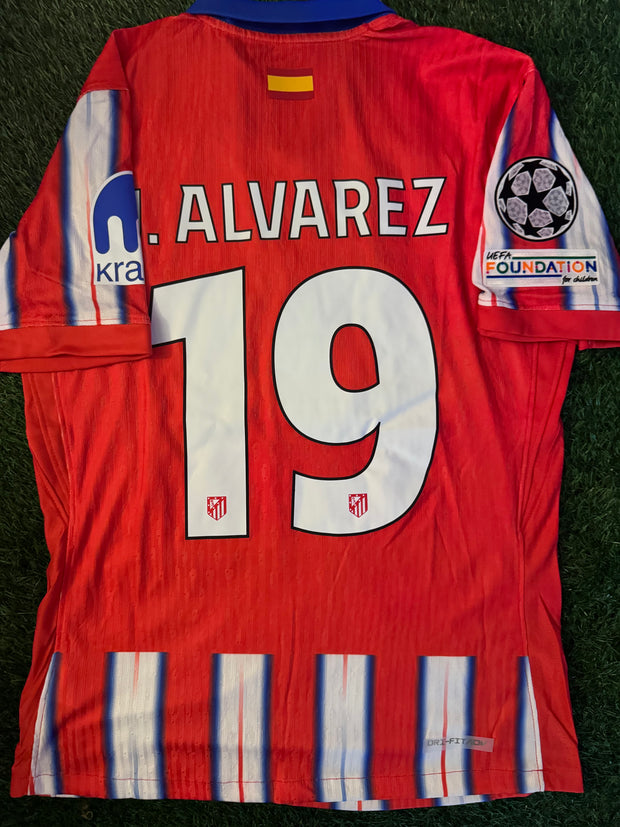 Julian Alvarez atletico Madrid player version Jersey