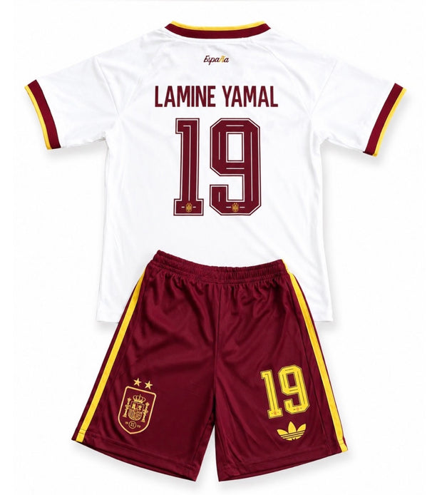 Lamine Yamal Spain jersey kids set