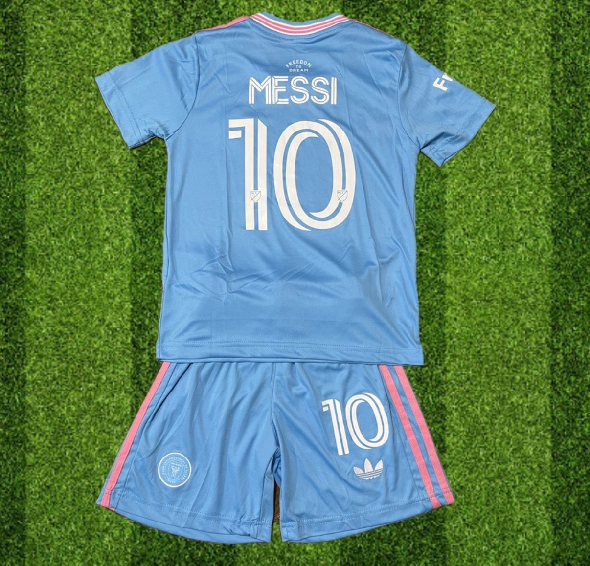 Messi inter Miami jersey kids set