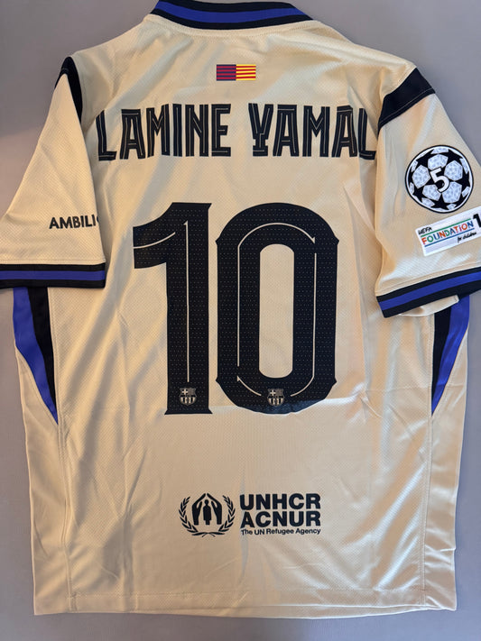 Lamine yamal away (Kobe) jersey