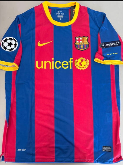Messi Barcelona retro jersey