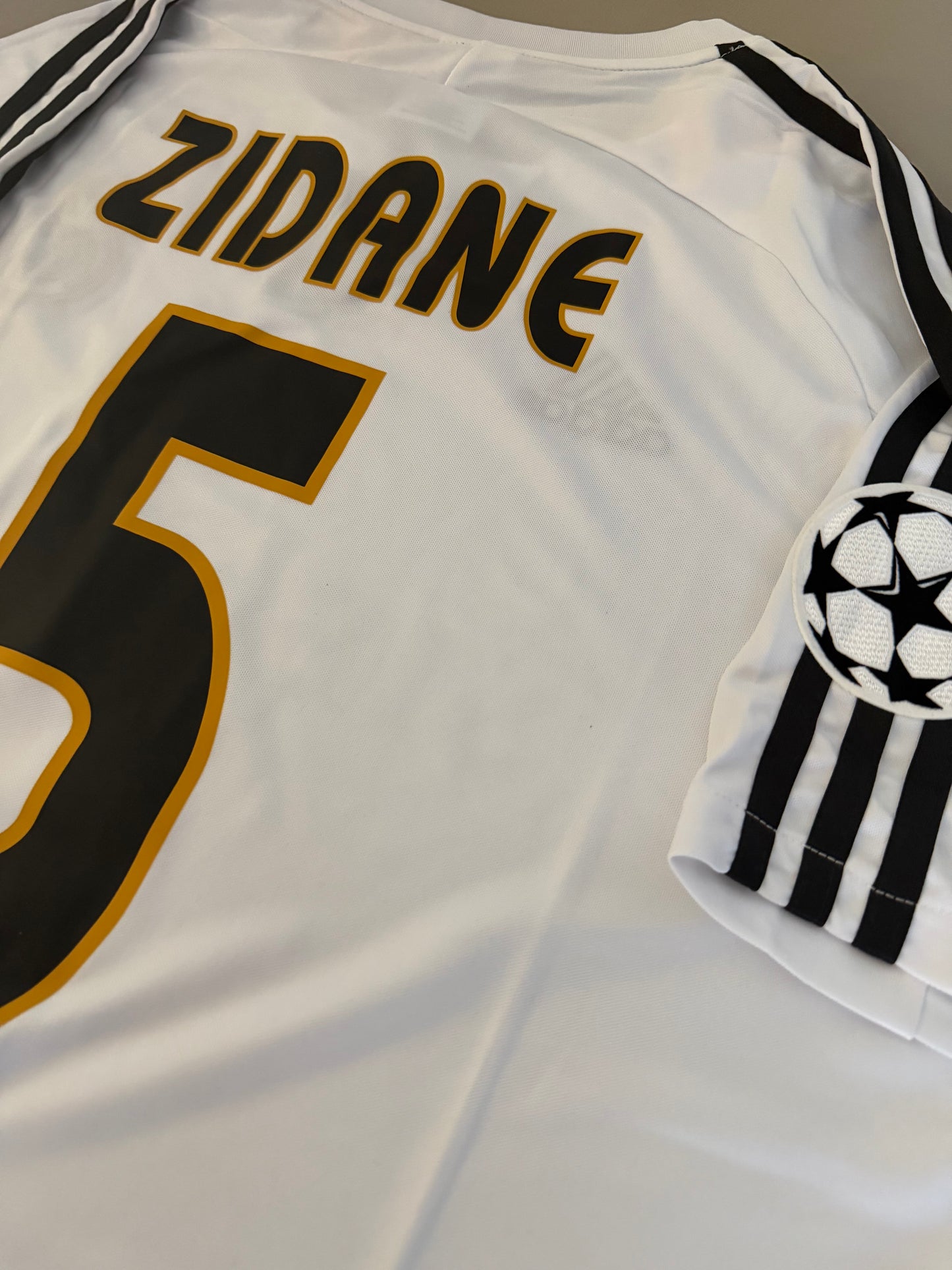 Zidane 2003 real madrid retro soccer jersey