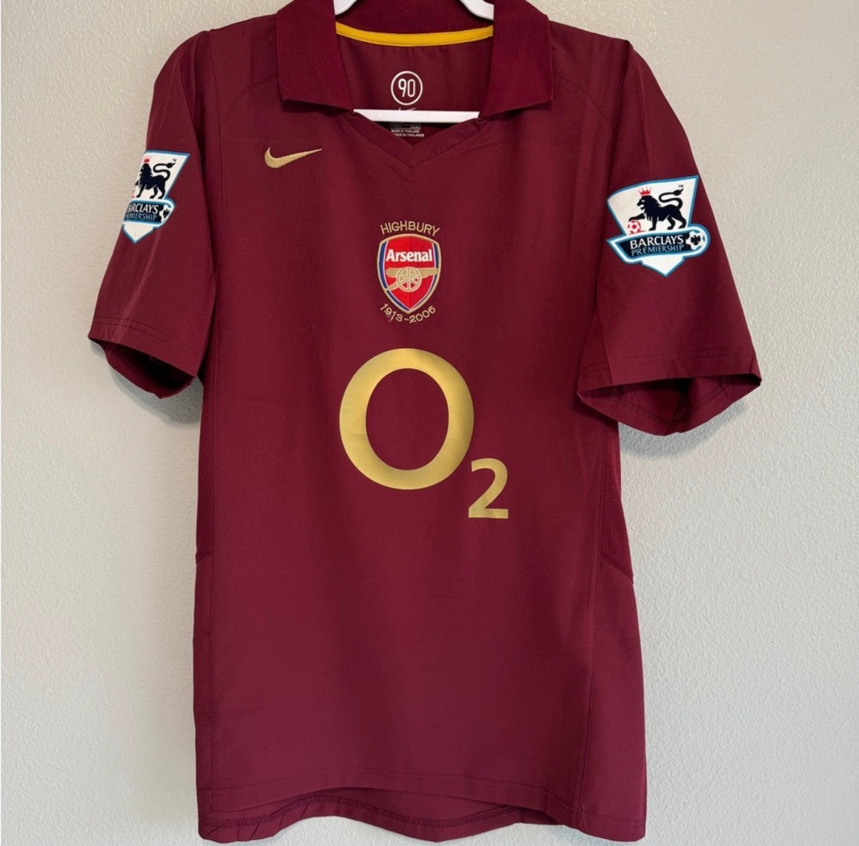 Henry arsenal retro jersey