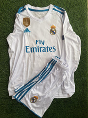 Ronaldo Real Madrid retro jersey kids set