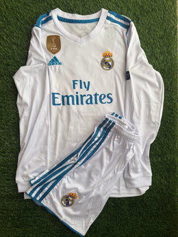Ronaldo Real Madrid retro jersey kids set