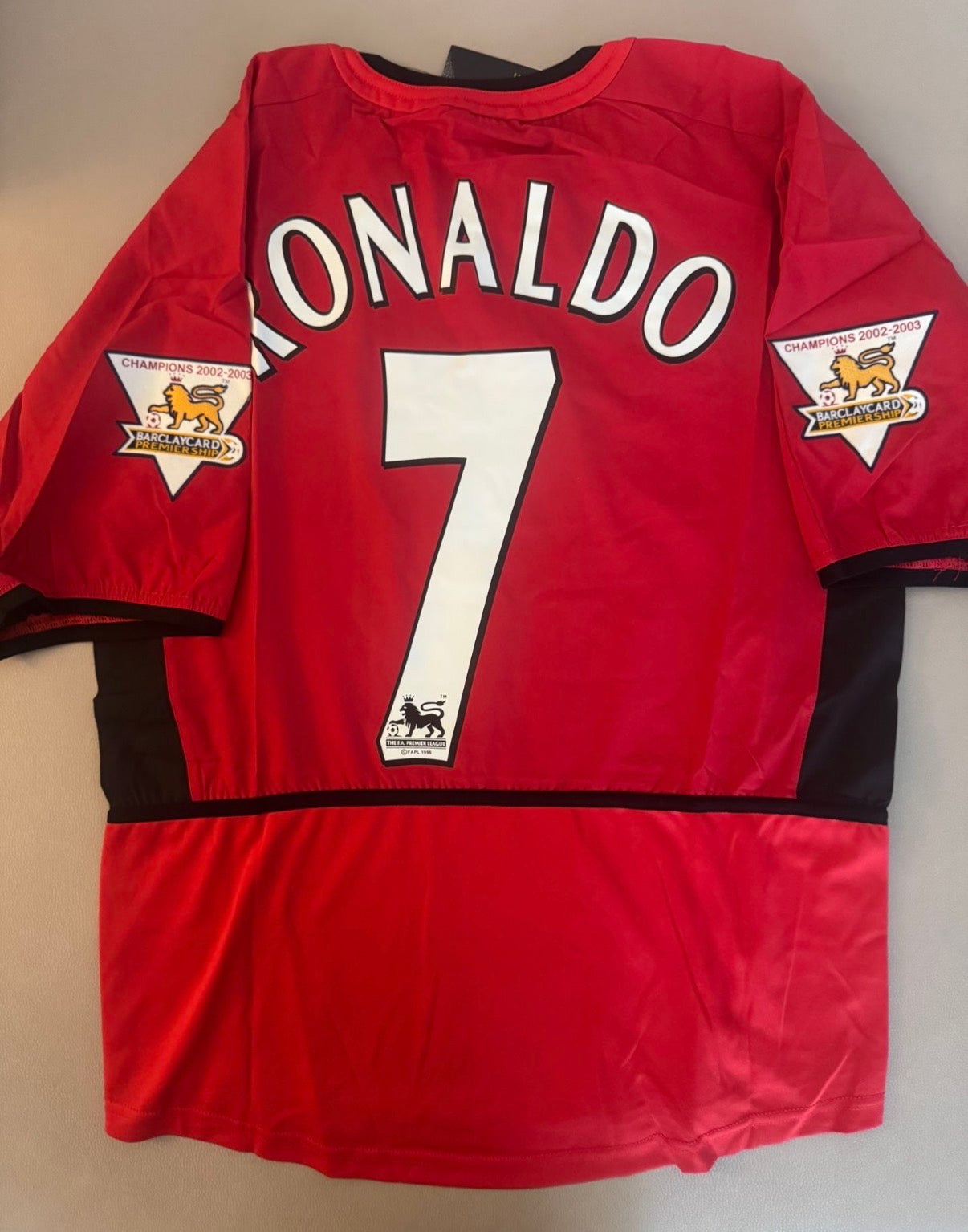 Ronaldo Man U retro jersey