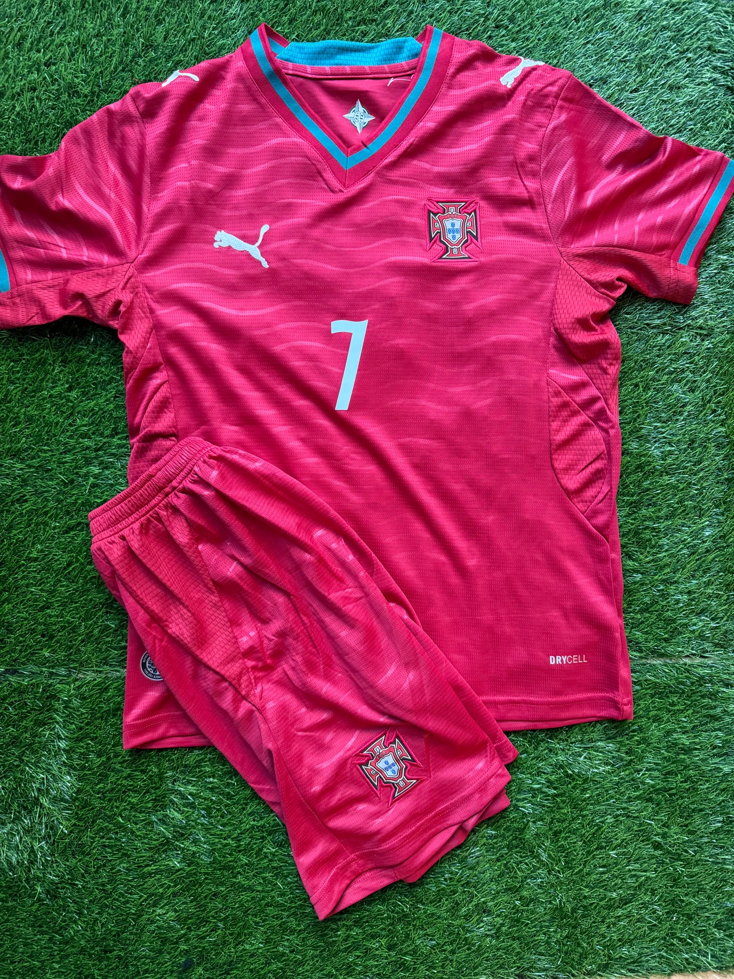 Ronaldo Portugal Jersey kids set