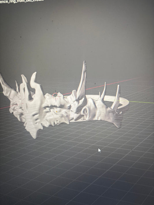 Crown house of the dragon stl 3d file