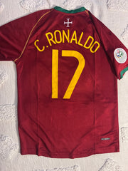 Ronaldo Portugal retro jersey