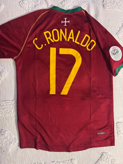 Ronaldo Portugal retro jersey