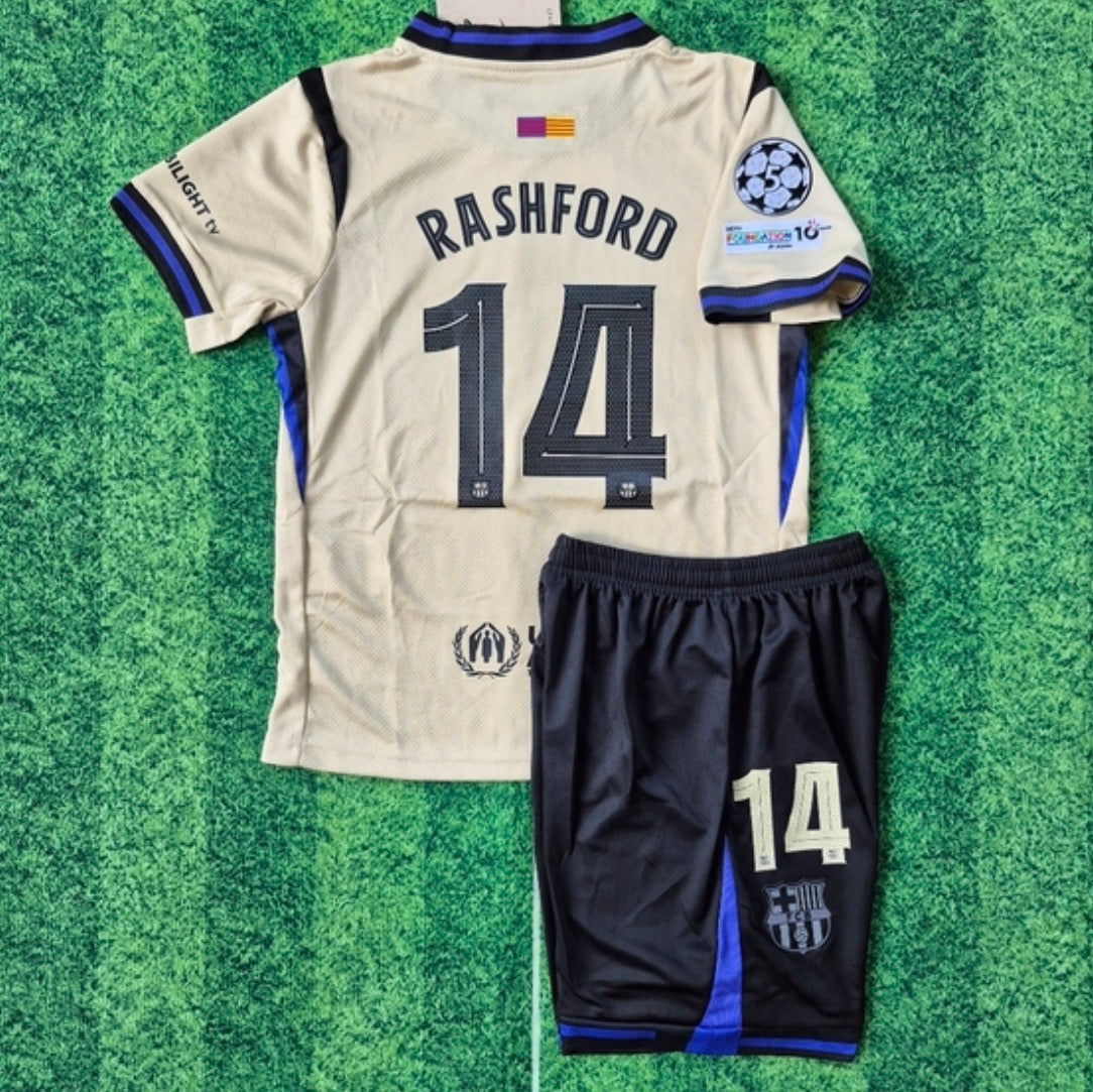 Rashford Barcelona Kobe edition jersey kids set