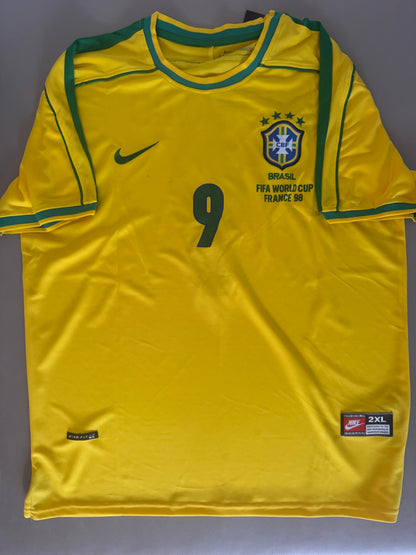 Ronaldo Brasil 98 retro jersey