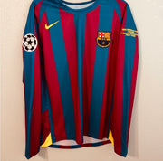 Ronaldinho Barcelona retro jersey