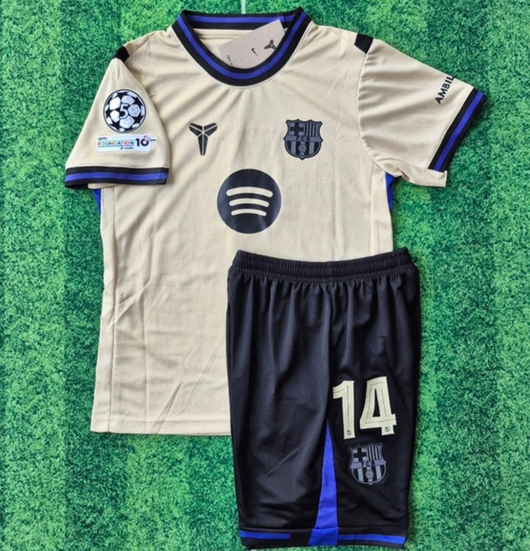 Rashford Barcelona Kobe edition jersey kids set