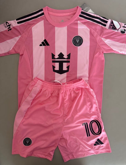 Messi inter Miami jersey kids set