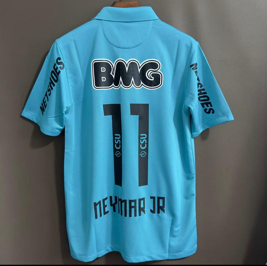 Neymar Santos 2011 Retro Blue Jersey