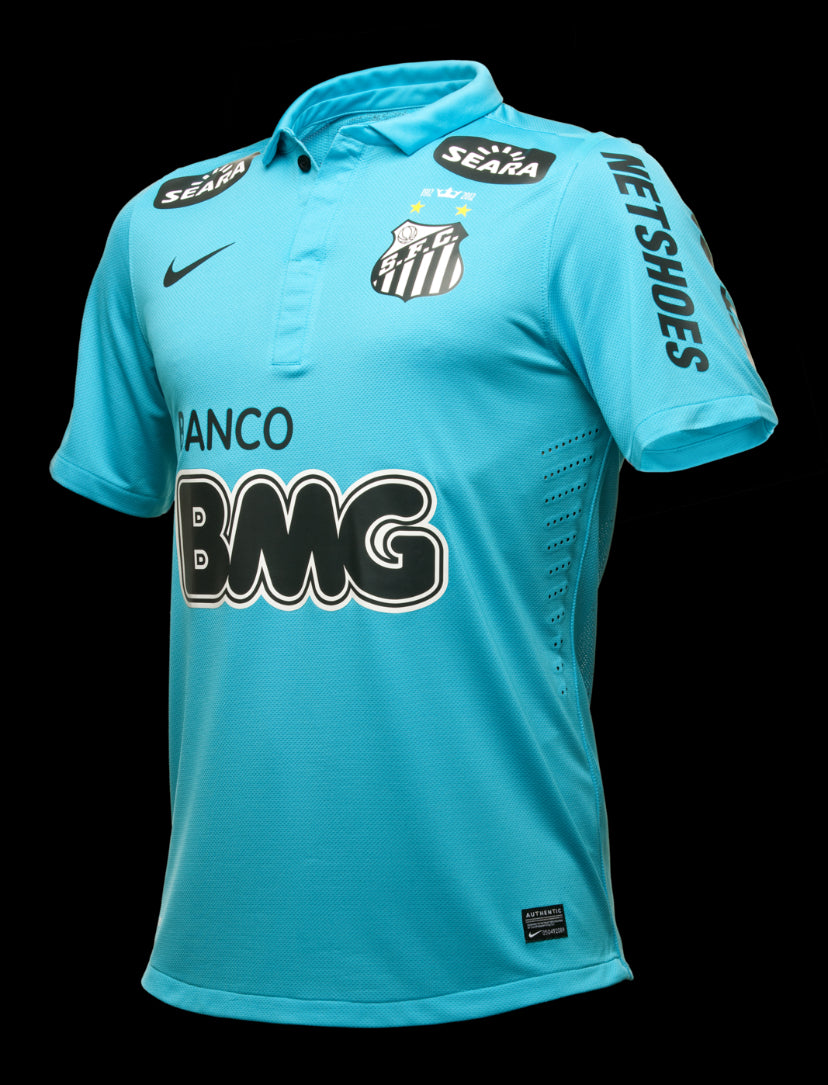 Neymar Santos 2011 Retro Blue Jersey