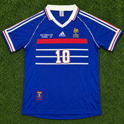 Zidane france 98 retro soccer jersey