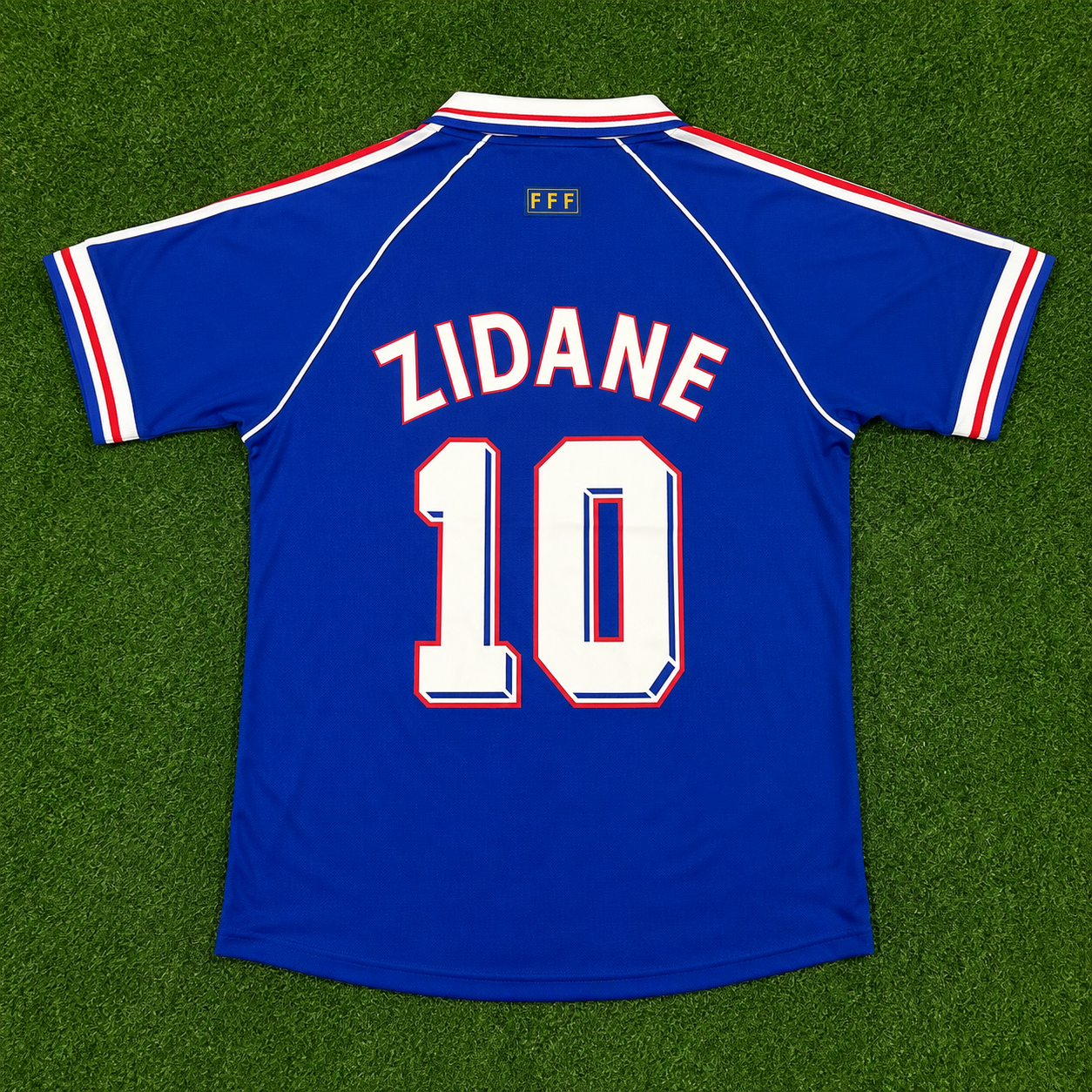 Zidane france 98 retro soccer jersey