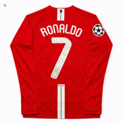 Ronaldo Manchester united 2008 champions league retro vintage soccer jersey