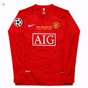 Ronaldo Manchester united 2008 champions league retro vintage soccer jersey